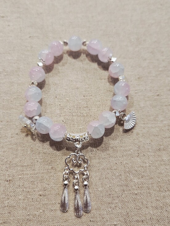 Jewelry - Pink & Skyblue Charm Bracelet. New